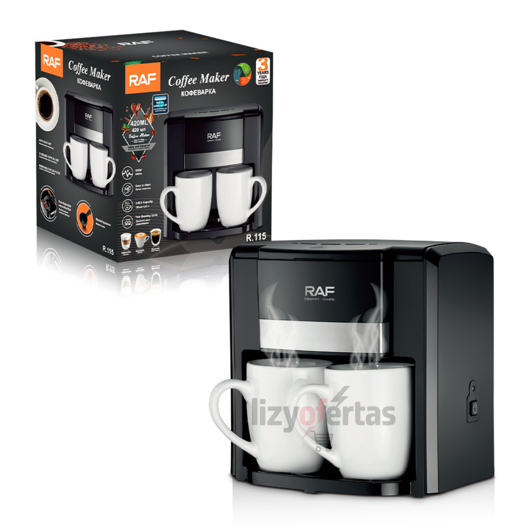 CAFETERA ESTADOUNIDENSE RAF 2 TASAS