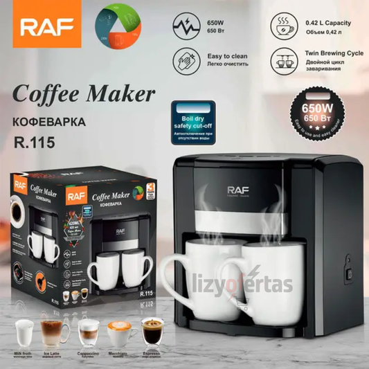 CAFETERA ESTADOUNIDENSE RAF 2 TASAS