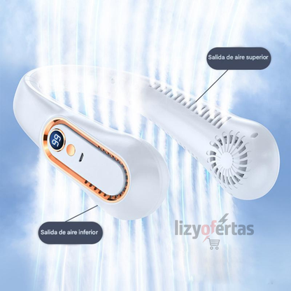 Ventilador de Cuello Portatil y Recargable