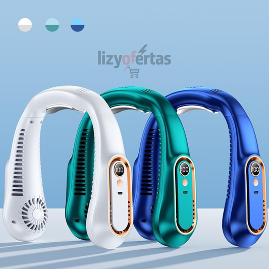 Ventilador de Cuello Portatil y Recargable