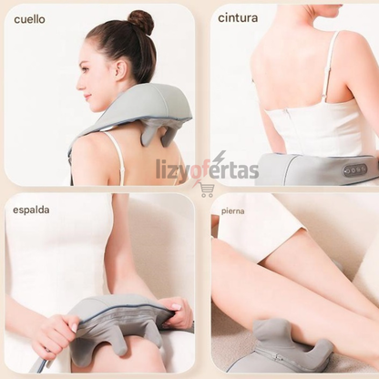 Masajeador Cervical Eléctrico Shiatsu