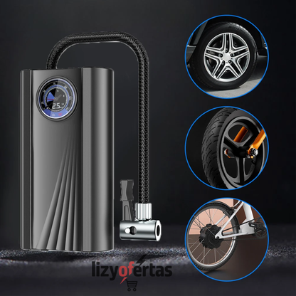 Inflador de Neumáticos Eléctrico Portátil
