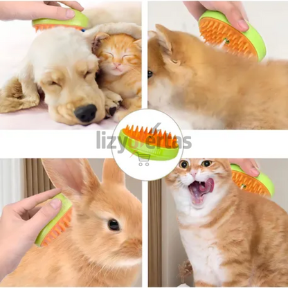 Cepillo de Vapor para Mascotas 3 en 1  Recargable