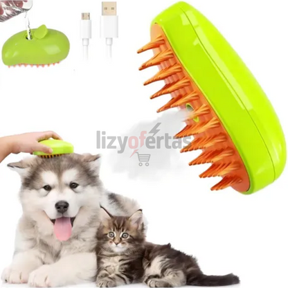 Cepillo de Vapor para Mascotas 3 en 1  Recargable