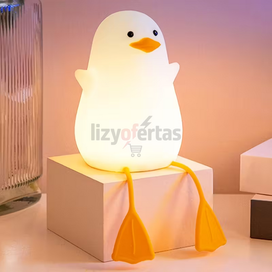 Lámpara LED de Silicona Recargable en Patito