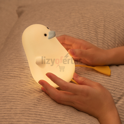 Lámpara LED de Silicona Recargable en Patito